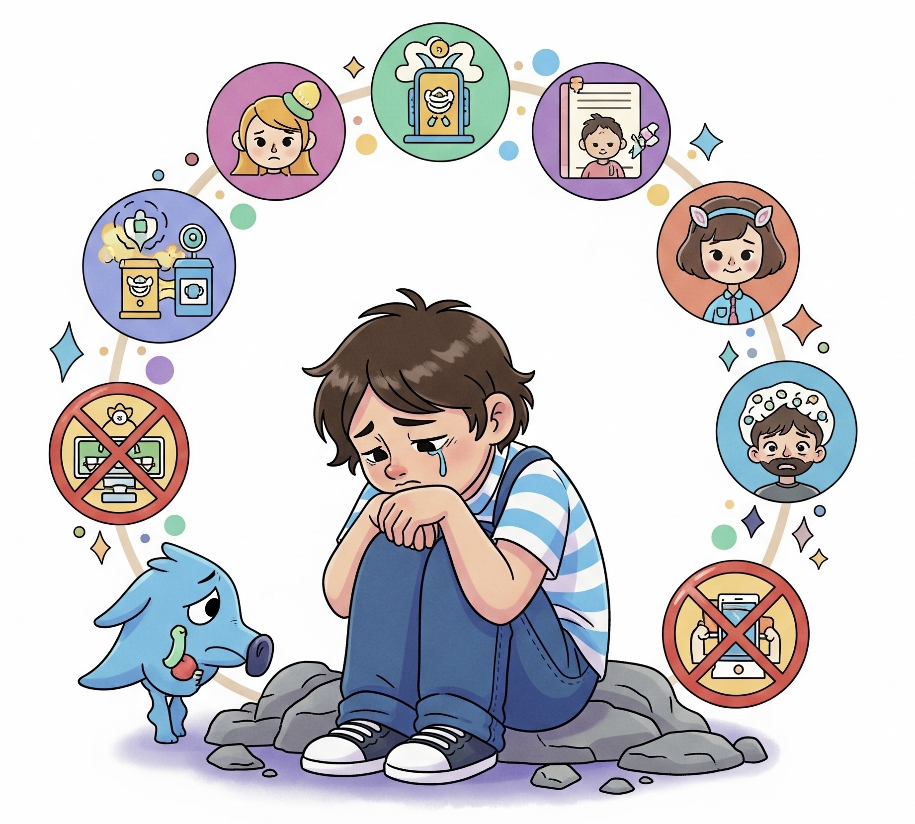 우울할 때 절대 하면 안 되는 행동 6가지